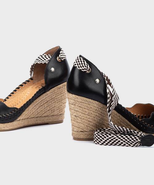 Wedges and platforms | CADIZ W4Y-1506 | BLACK | Pikolinos