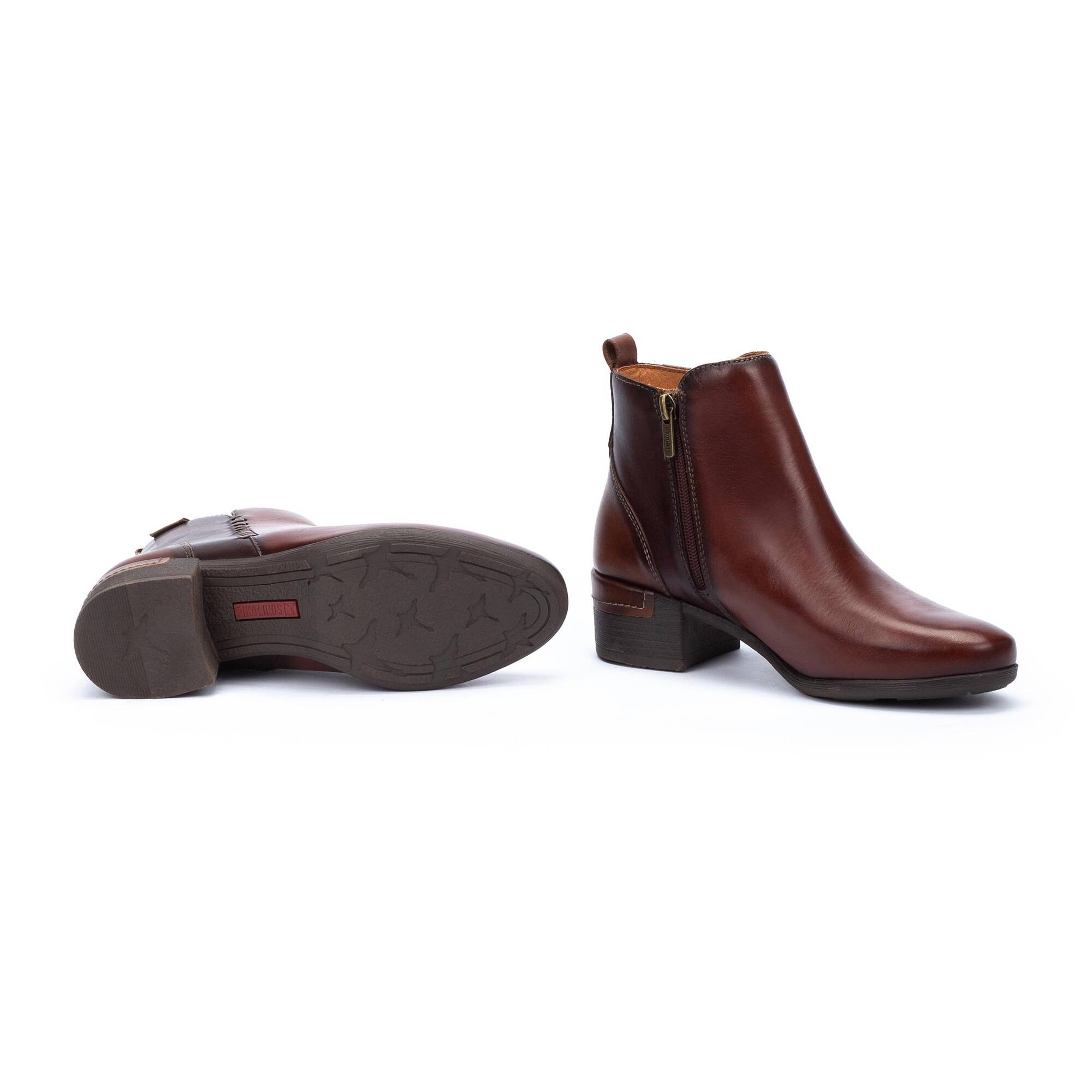 Heeled Booties | MALAGA W6W-8950C1, COGNAC, large image number 70 | null