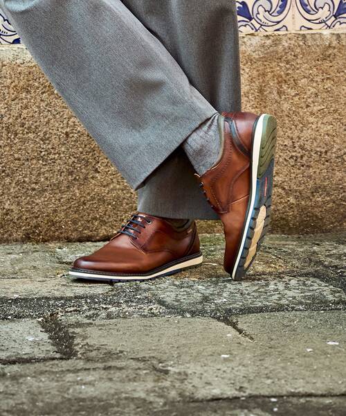 Men's lace-up shoe , BERNA M8J , BERNA M8J-4331C1 , CUERO