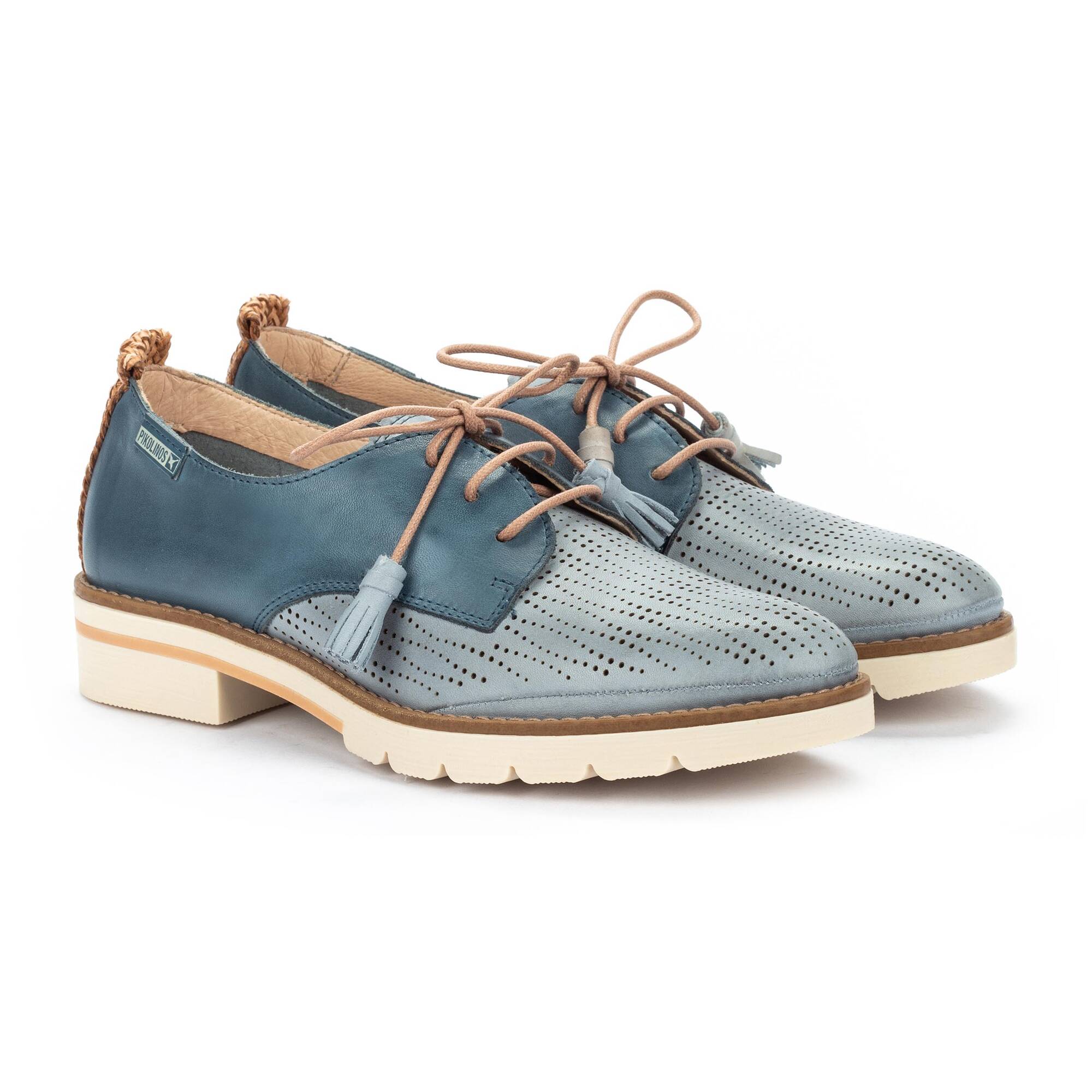 Zapato de mujer en piel rebajados SITGES W7J 4846C1 OUTLET PIKOLINOS