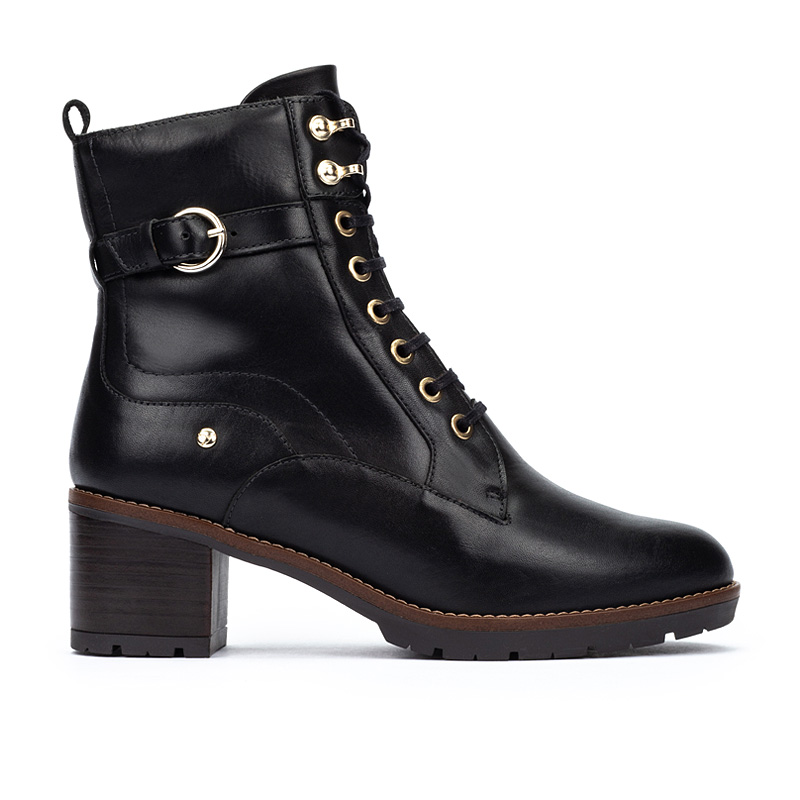 Pikolinos Botines de tacón de piel LLANES W7H