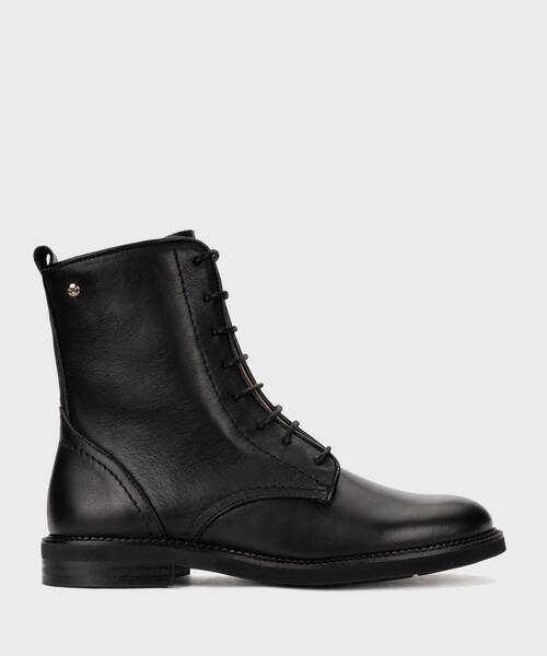 Flat Booties | DEVA W2L-8749 | BLACK | Pikolinos