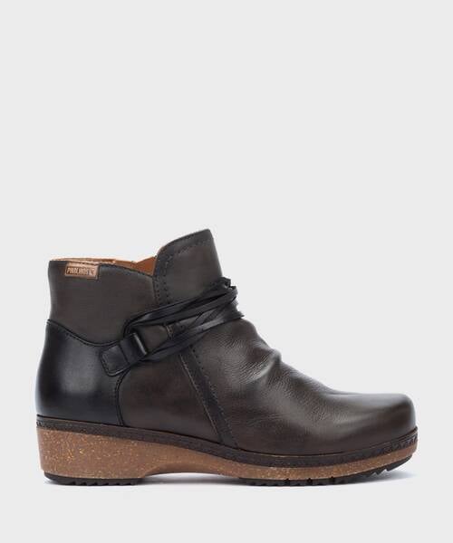 Flat Booties | GRANADA W0W-8980C1 | LEAD | Pikolinos