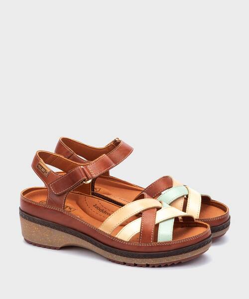 Wedges and platforms | GRANADA W0W-1969C1 | BRICK | Pikolinos