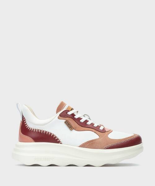 Sneakers | ZAHARA W1D-6775C2 | WHITE-RUBI | Pikolinos
