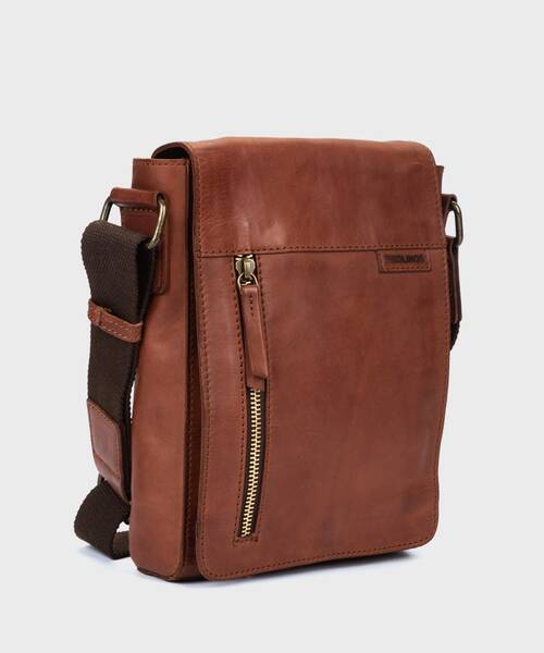 Men's shoulder bags | CAIMARI MHA-166 | COGNAC | Pikolinos