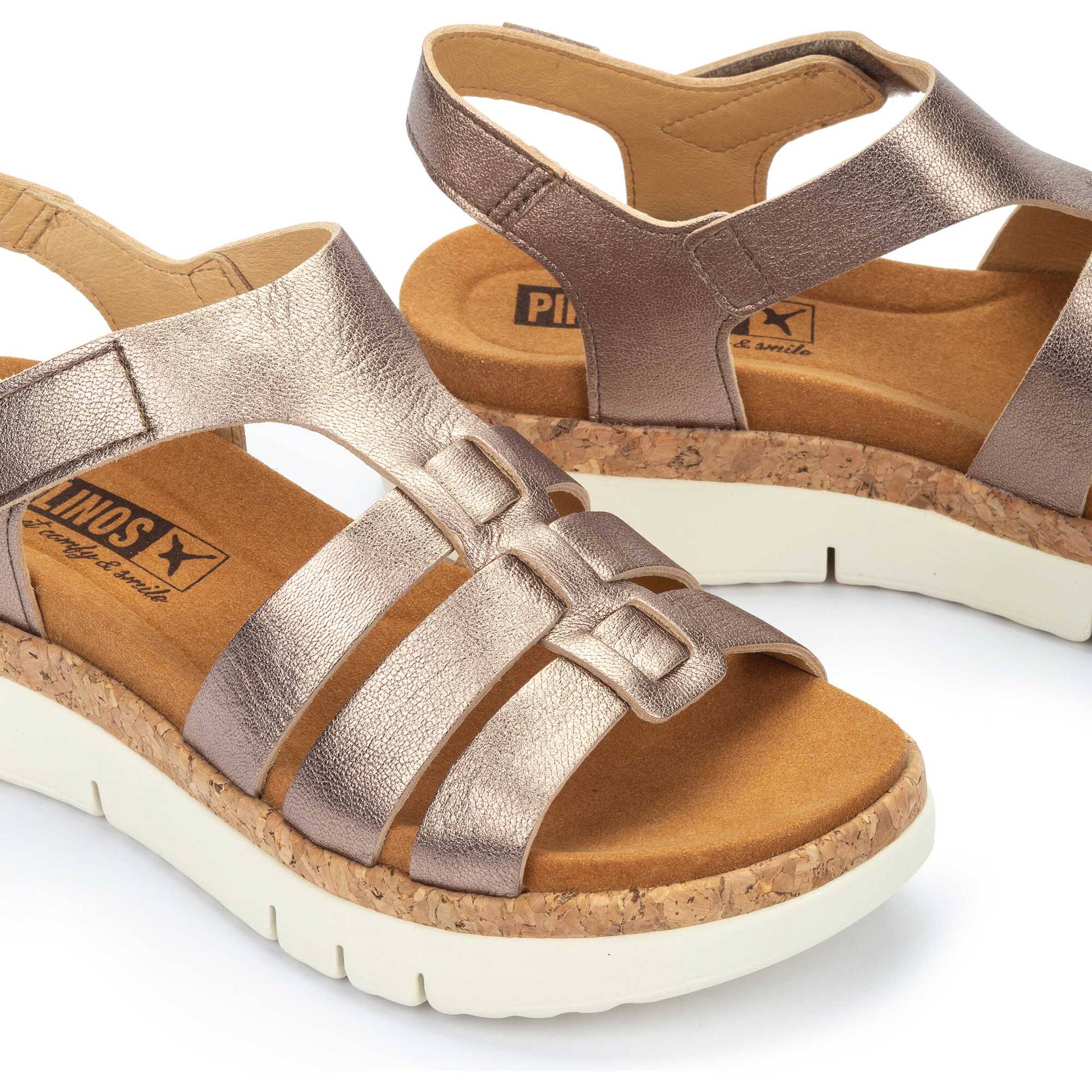 Wedges and platforms | PALMA W4N-0754CL, STONE, large image number 60-W4N-0754CL_090_Pikolinos_PALMA_STONE_full.jpg | null