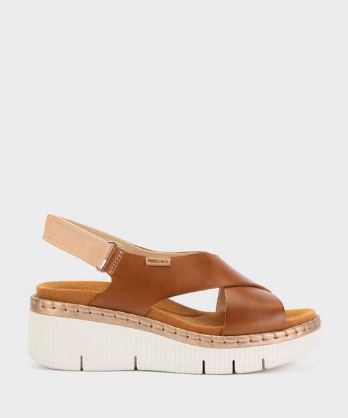 Wedges and Platforms | GOMERA W0K-0606C1 | BRANDY | Pikolinos