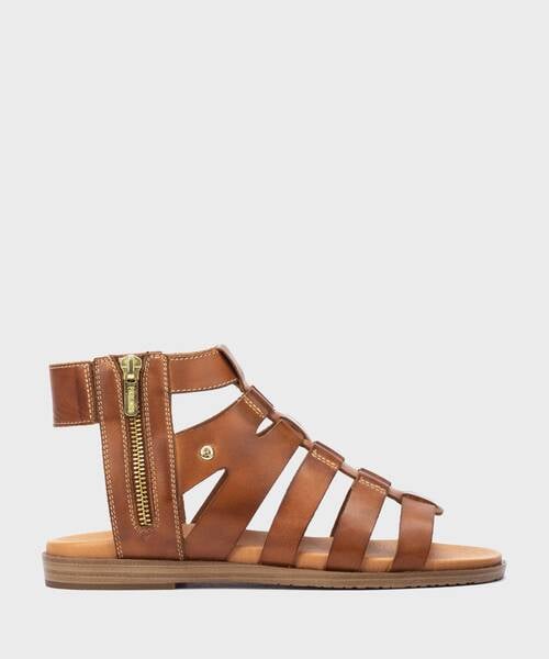 Sandalias planas | FORMENTERA W8Q-0822 | BRANDY | Pikolinos