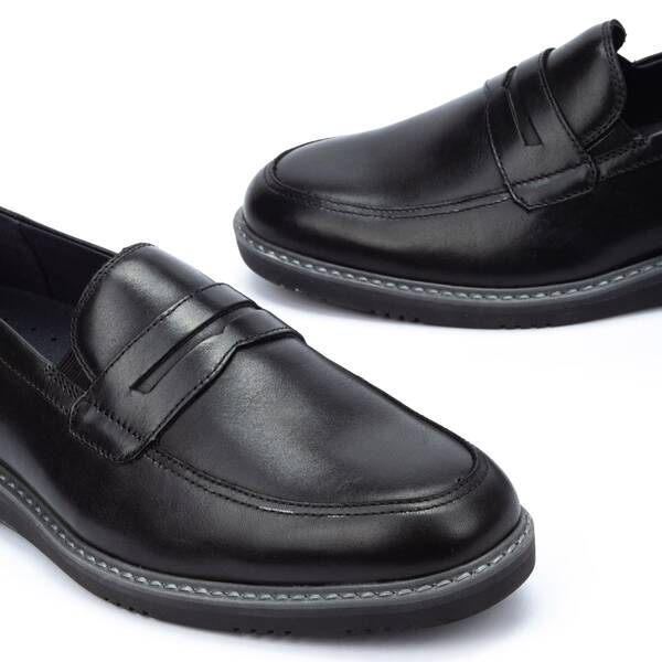 Slip on and Loafers | AVILA M1T-3205, BLACK, large image number 60 | null
