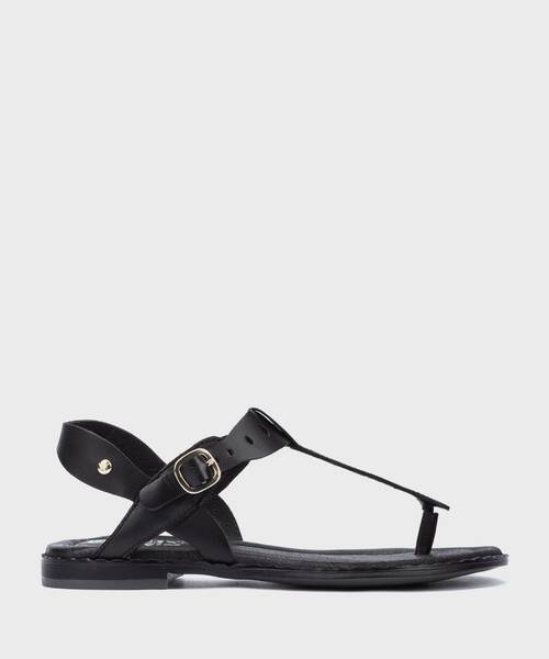 Sandalias planas | ALGAR W0X-0738 | BLACK | Pikolinos