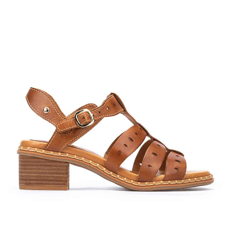 PIKOLINOS leather Heeled Sandals BLANES W3H