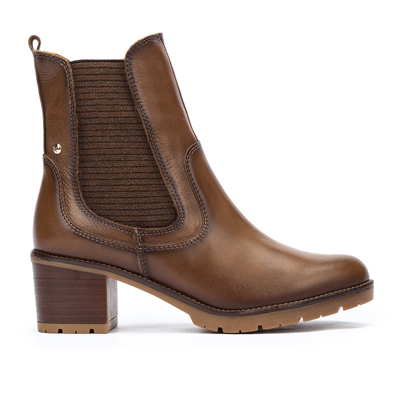 Bottines à talon en cuir LLANES W7H - Pikolinos - Modalova