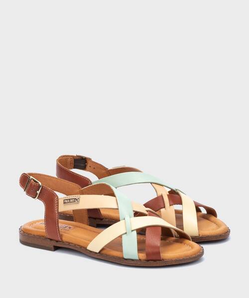Sandalias Planas | ALGAR W0X-0556C2 | BRICK | Pikolinos