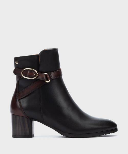 Heeled Booties | CALAFAT W1Z-8977C1 | BLACK | Pikolinos