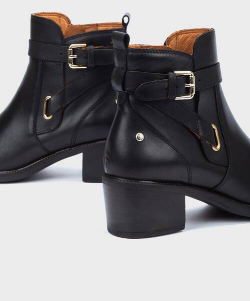 Botines con Tacón | BACAROT W2D-8865 | BLACK | Pikolinos