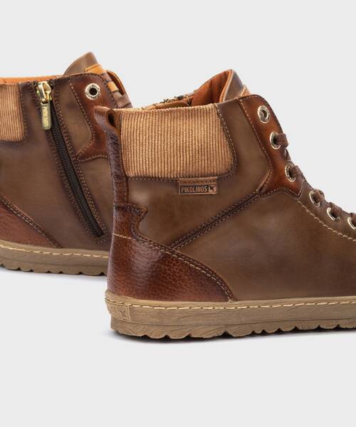 Sporty ankle boots with zip , LAGOS 901 , LAGOS 901-8903C1 , OLIVE