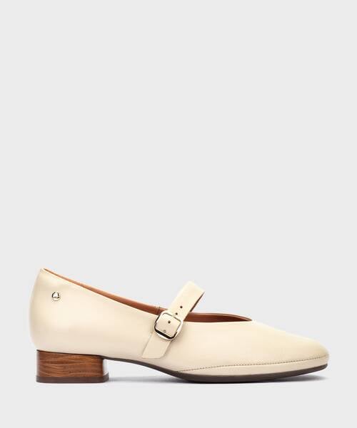 Zapatos tac&oacute;n | UBEDA HAW2N-5592 | MARFIL | Pikolinos