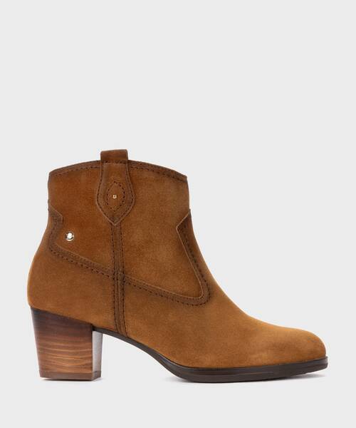 Heeled ankle boots | ZAMORA W0E-8731SE | BRANDY | Pikolinos