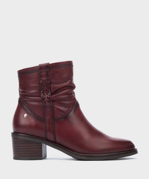 Botines de tacón | BACAROT W2D-8891 | GARNET | Pikolinos