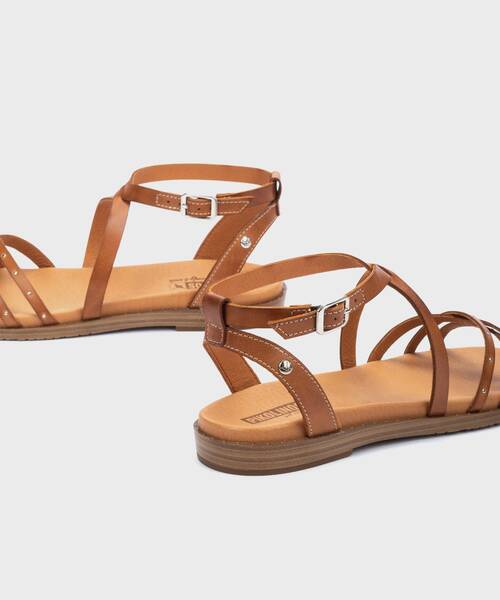Sandalias planas | FORMENTERA PKW8Q-0804 | BRANDY | Pikolinos