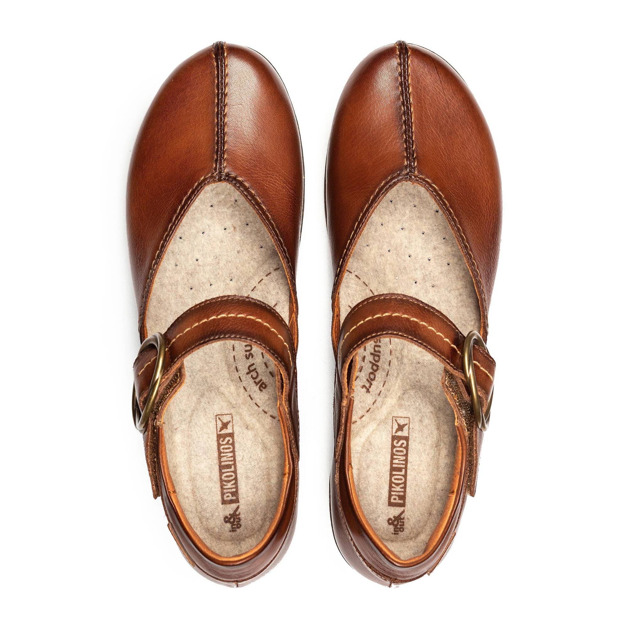 Flats | GRANADA W0W-4837, CUERO, large image number 100-W0W-4837_202_Pikolinos_GRANADA_CUERO_full.jpg | null