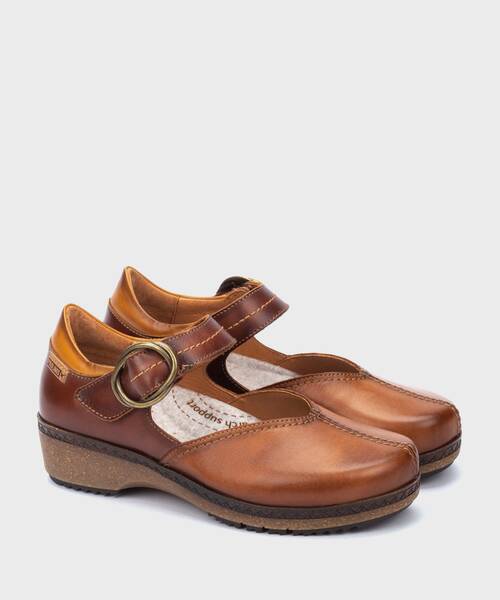 Flats | GRANADA W0W-4837C1 | BRANDY | Pikolinos