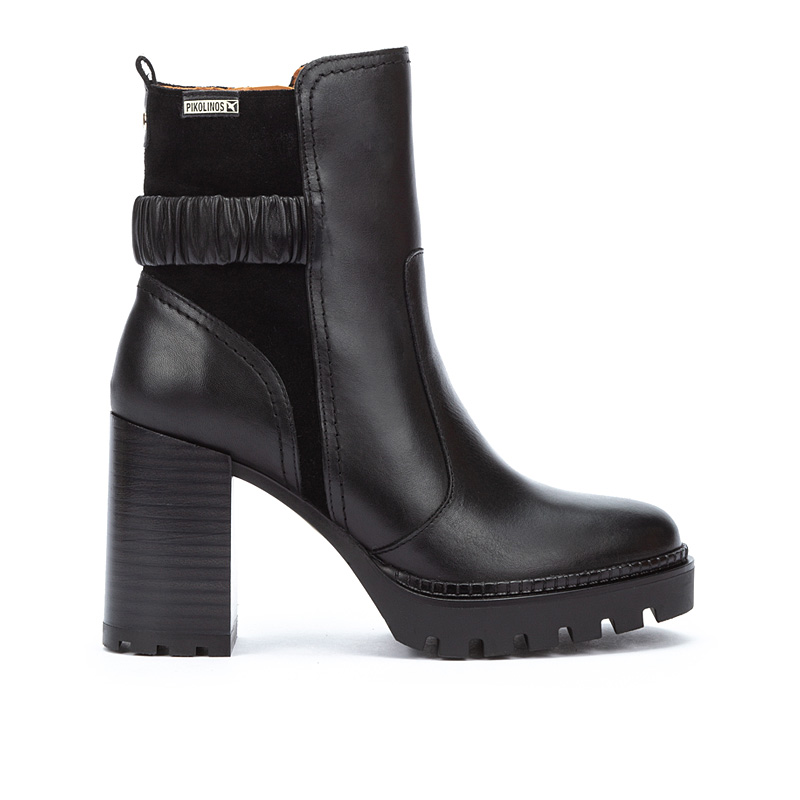 Pikolinos Botines de tacón de piel CERVERA W1H