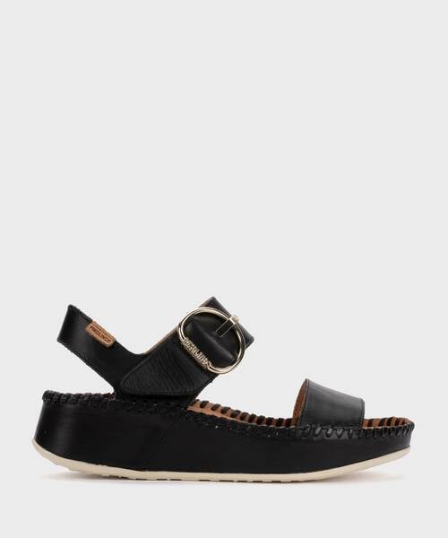 Wedges and Platforms | MARINA W1C-0709 | BLACK | Pikolinos