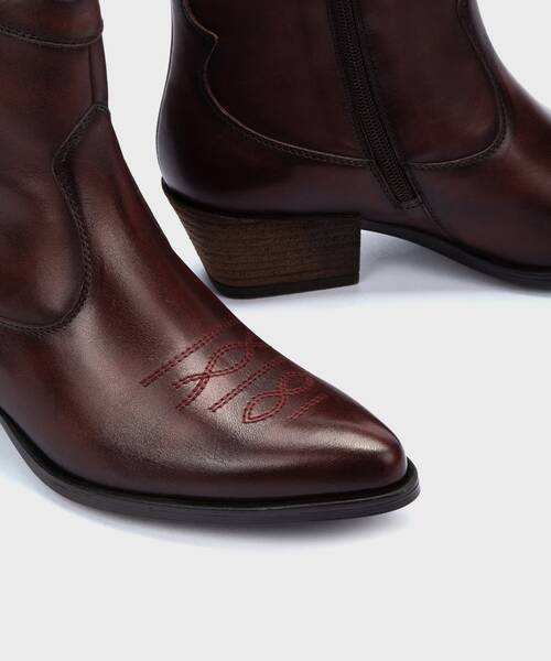 Botines de tacón | VERGEL W5Z-8975 | CAOBA | Pikolinos