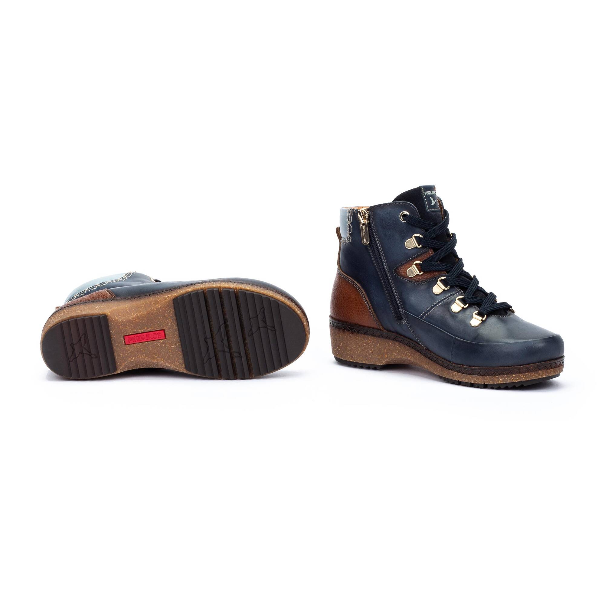 Flat ankle boots | GRANADA W0W-8676C1, BLUE, large image number 70-W0W-8676C1_300_Pikolinos_GRANADA_BLUE_full.jpg | null