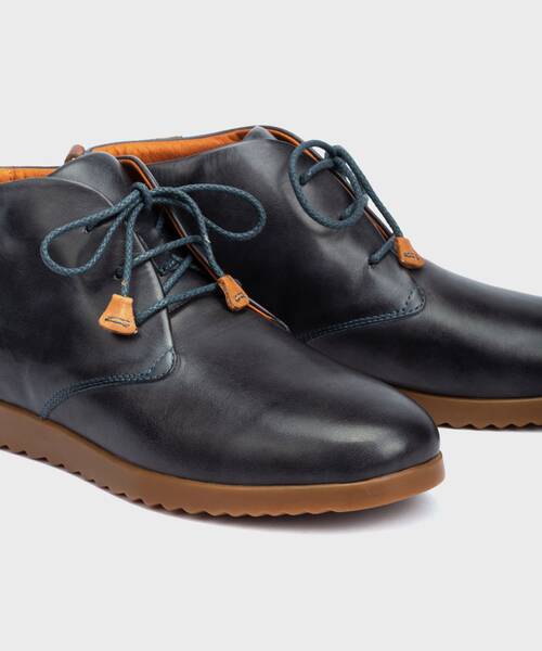 Round toe leather desert ankle boots , MALLORCA W8C , MALLORCA W8C-8808 , OCEAN