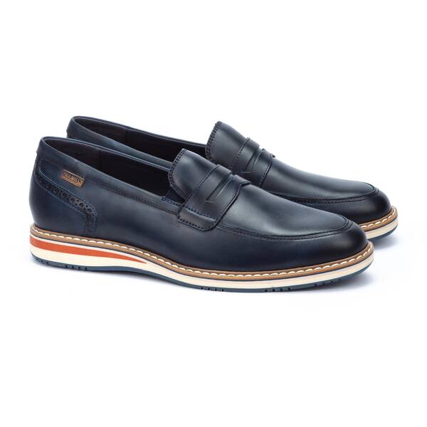 Slip on and Loafers | AVILA M1T-3205, BLUE, large image number 20 | null