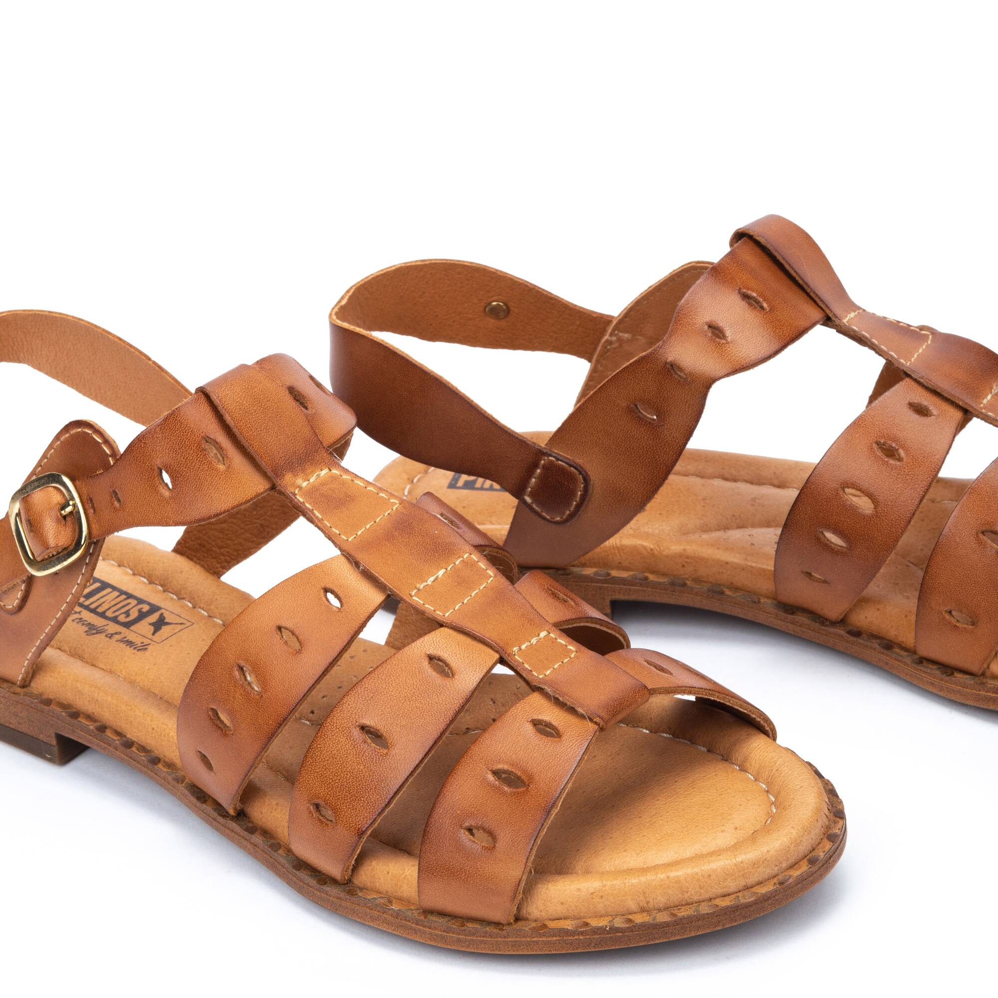 Sandalias Planas | ALGAR W0X-0747, BRANDY, large image number 60 | null