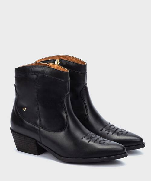 Heeled Booties | VERGEL W5Z-8975 | BLACK | Pikolinos