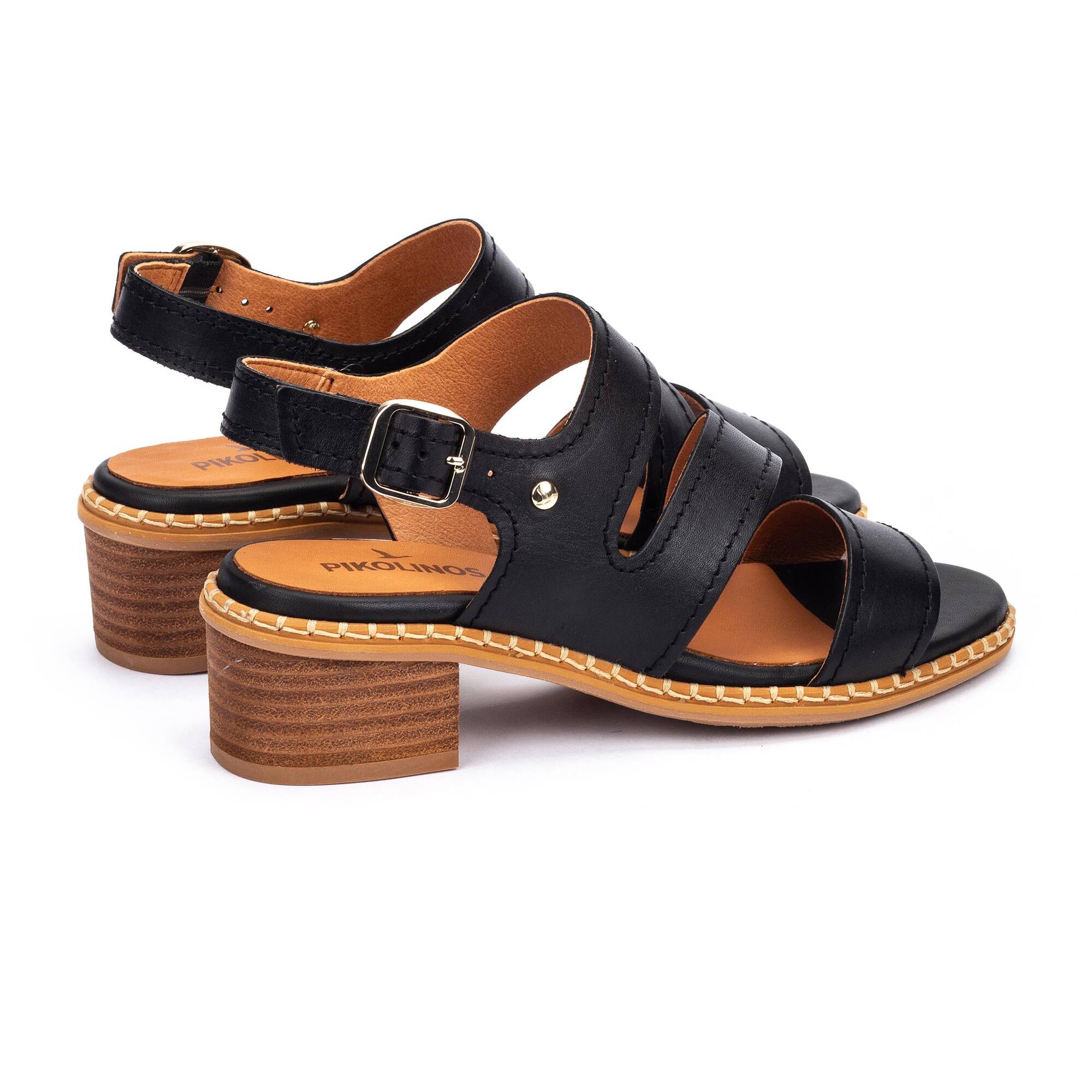Sandalen met Hakken | BLANES W3H-1635, BLACK, large image number 30-W3H-1635_000_Pikolinos_BLANES_BLACK_full.jpg | null