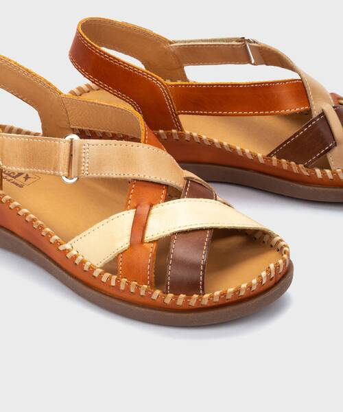 Wedges | CADAQUES W8K-0741C5 | ORANGE | Pikolinos