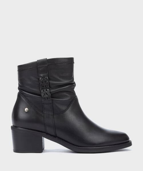 Botines con Tacón | BACAROT W2D-8891 | BLACK | Pikolinos