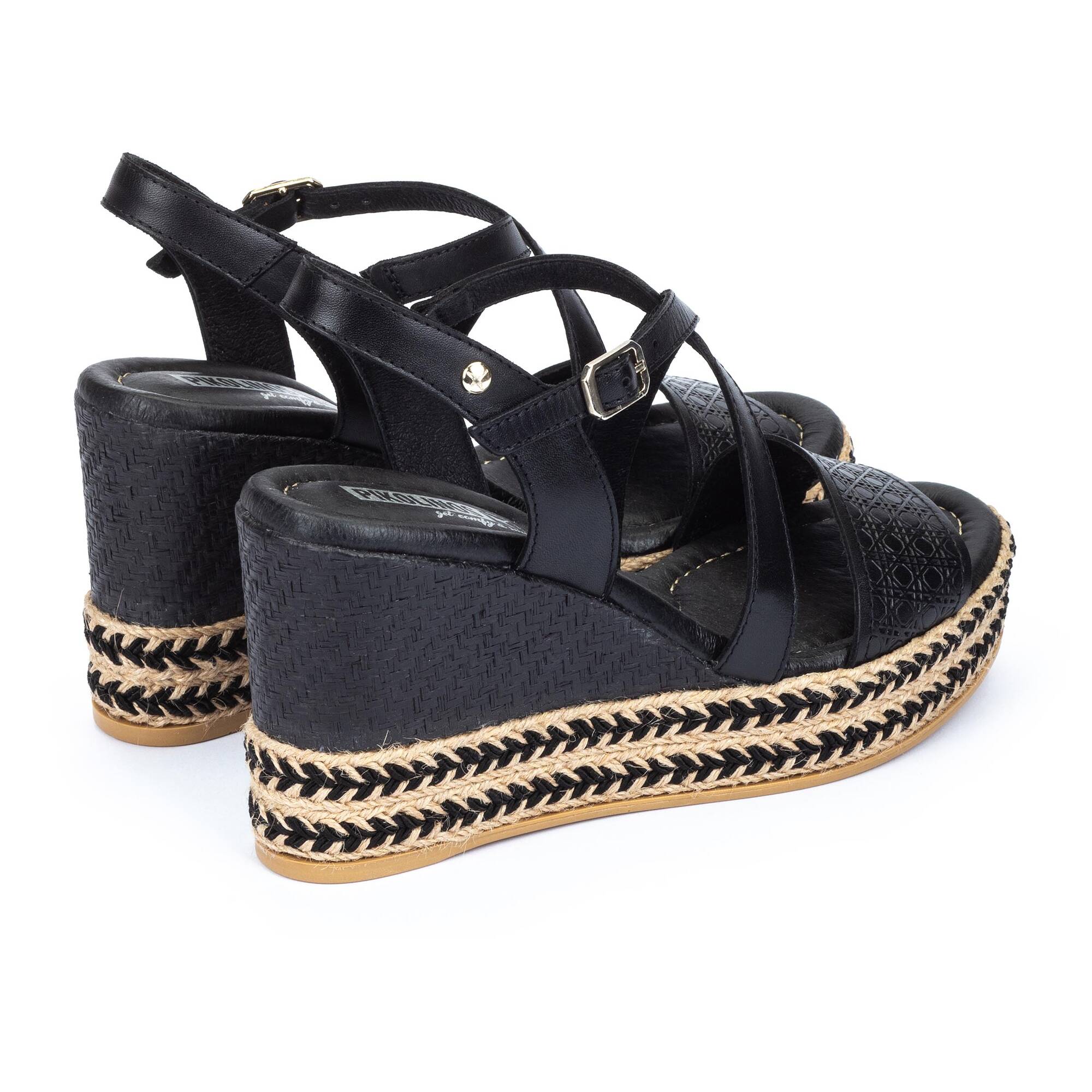 Wedges | RONDA W7W-1834, BLACK, large image number 30-W7W-1834_000_Pikolinos_RONDA_BLACK_full.jpg | null