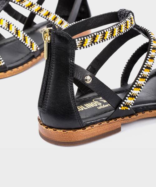 Sandalias Planas | ALGAR W0X-MA0618 | BLACK | Pikolinos