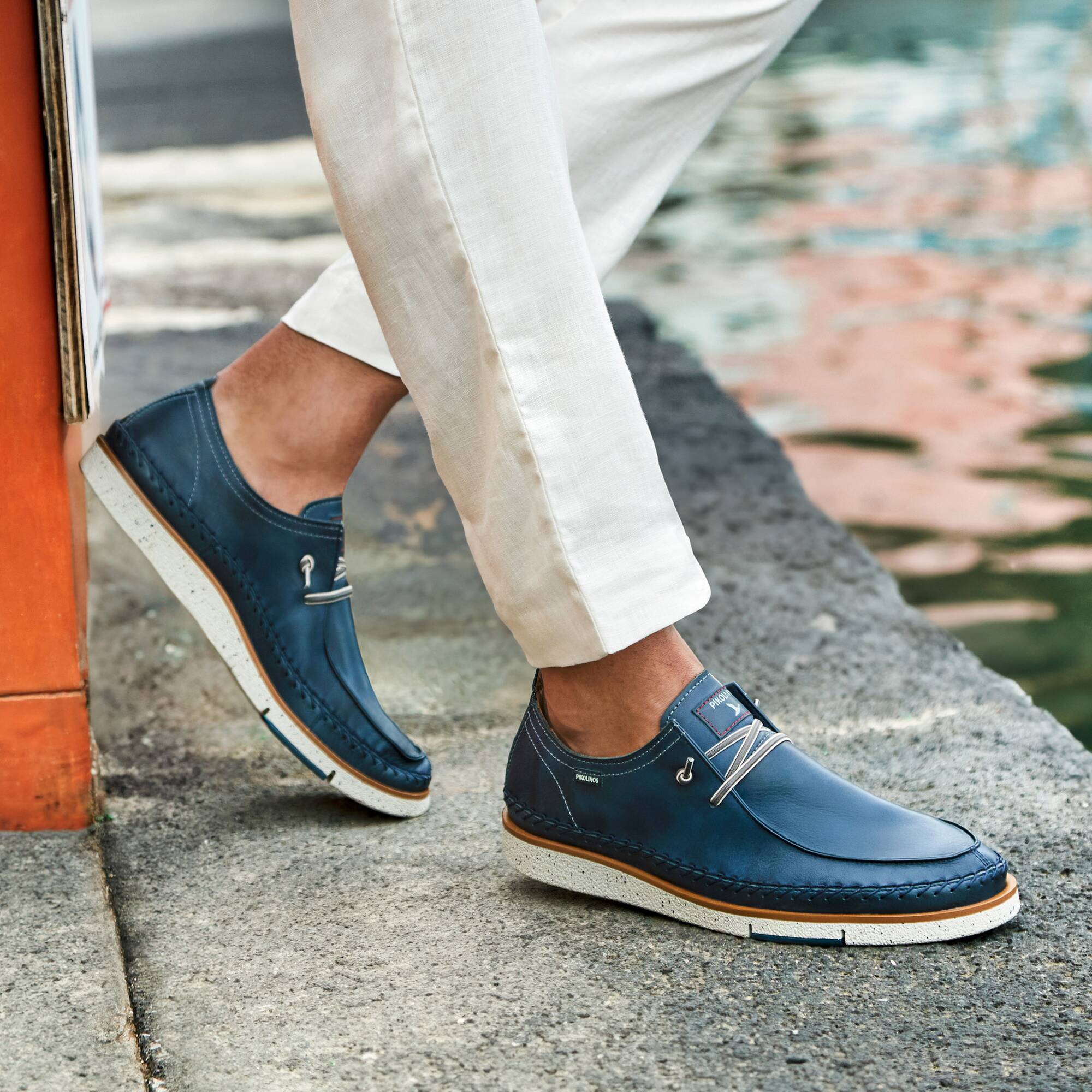 Casual shoes | SAN JUAN M6L-4274C1, BLUE, large image number 90-M6L-4274C1_300_Pikolinos_SAN_JUAN_BLUE_full.jpg | null