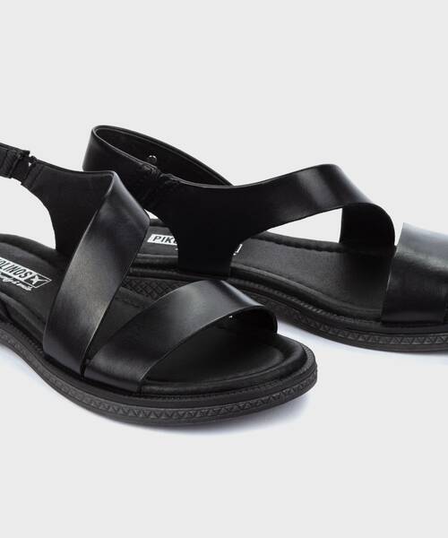 Flache Sandalen | MORAIRA W4E-0834 | BLACK | Pikolinos