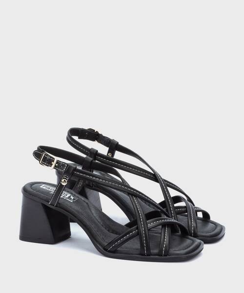 Sandals and Mules | MORELLA W1B-1974 | BLACK | Pikolinos