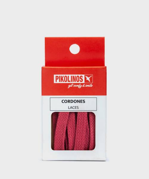 ShoeCare Men | Shoe laces USC-C18 | RED | Pikolinos