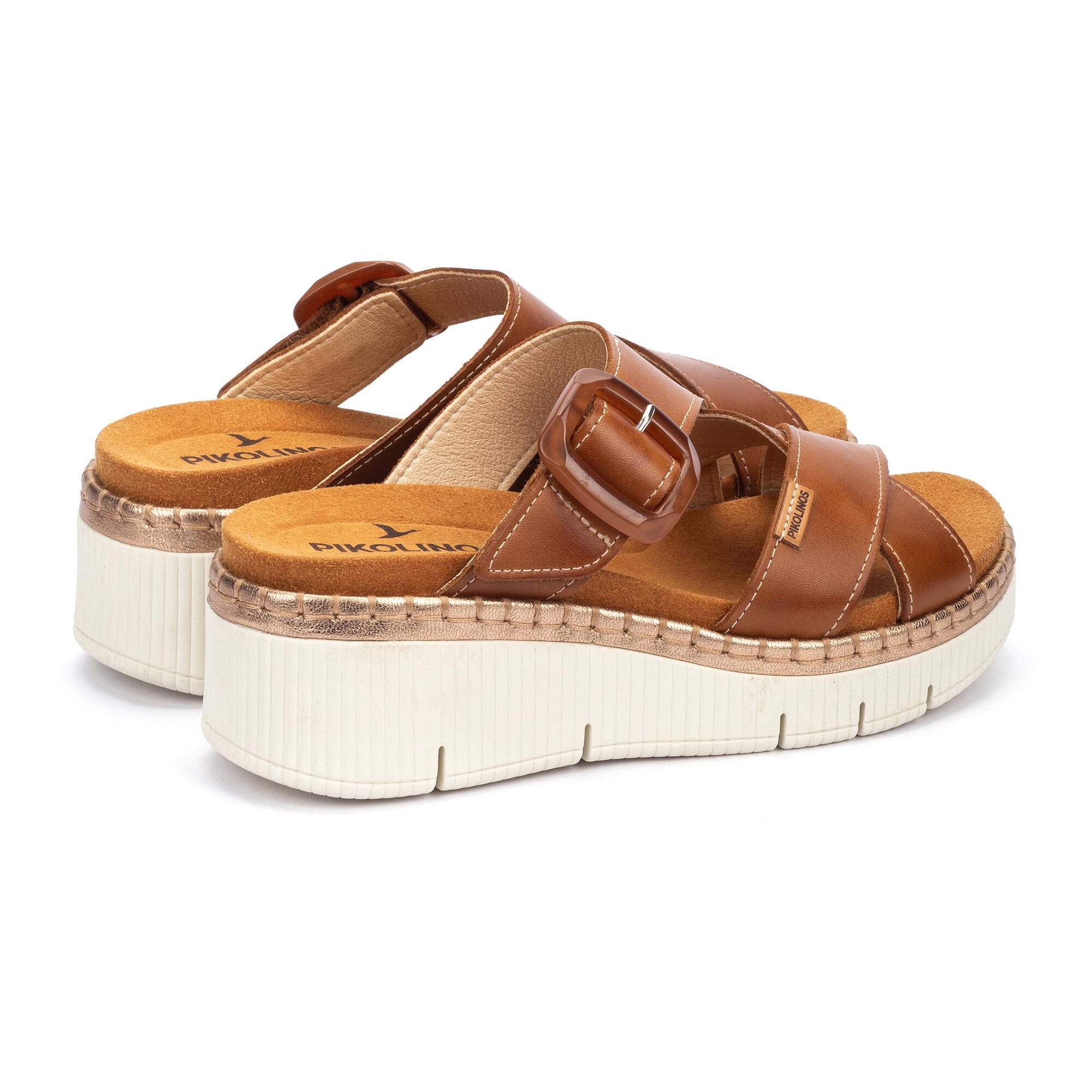 Wedges and platforms | GOMERA W0K-0827C1, BRANDY, large image number 30-W0K-0827C1_250_Pikolinos_GOMERA_BRANDY_full.jpg | null