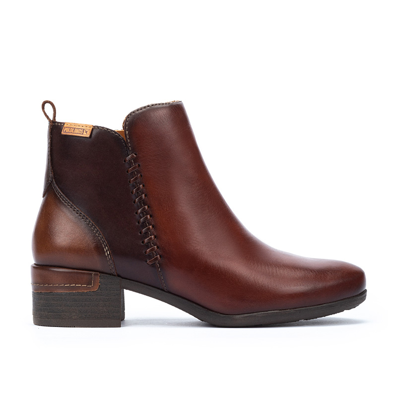 Pikolinos Botines de tacón de piel MALAGA W6W