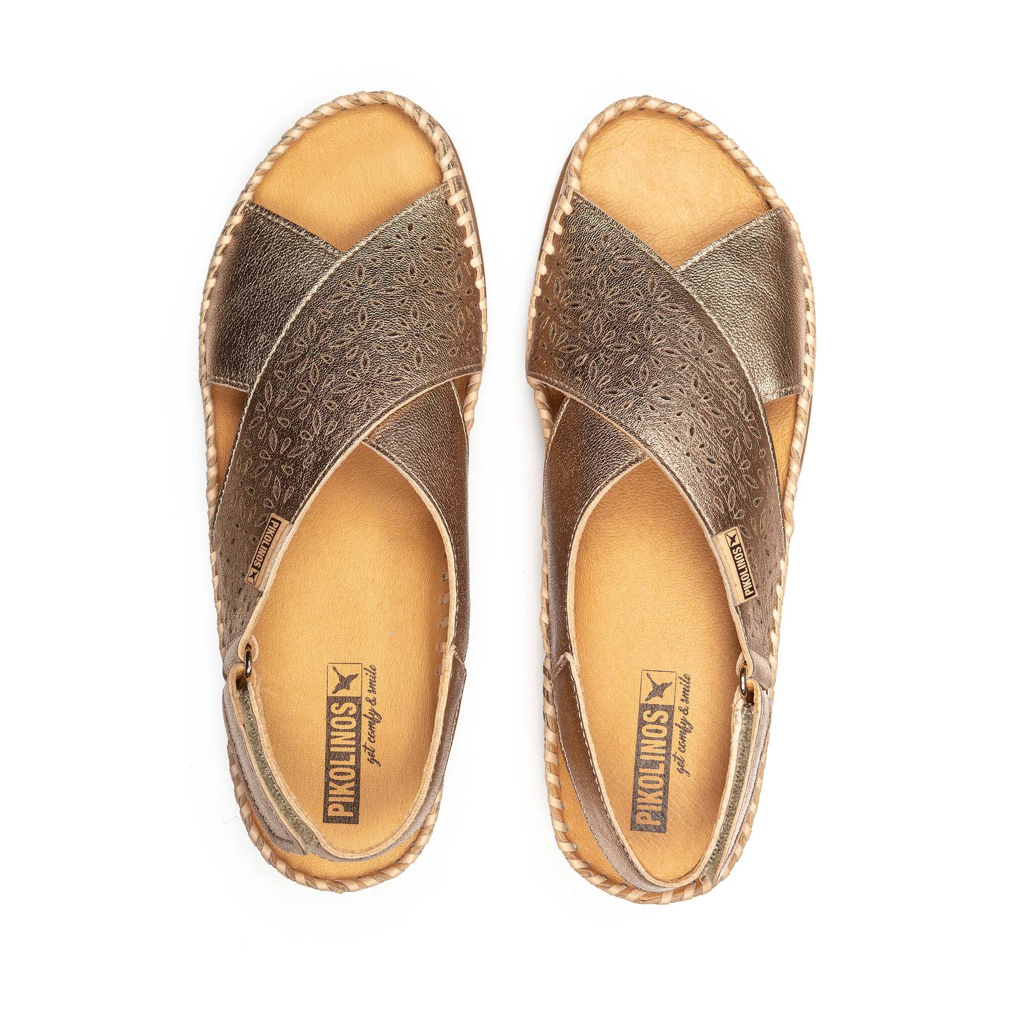 Wedges and platforms | CADAQUES W8K-0848CL, CHAMPAGNE, large image number 100-W8K-0848CL_798_Pikolinos_CADAQUES_CHAMPAGNE_full.jpg | null