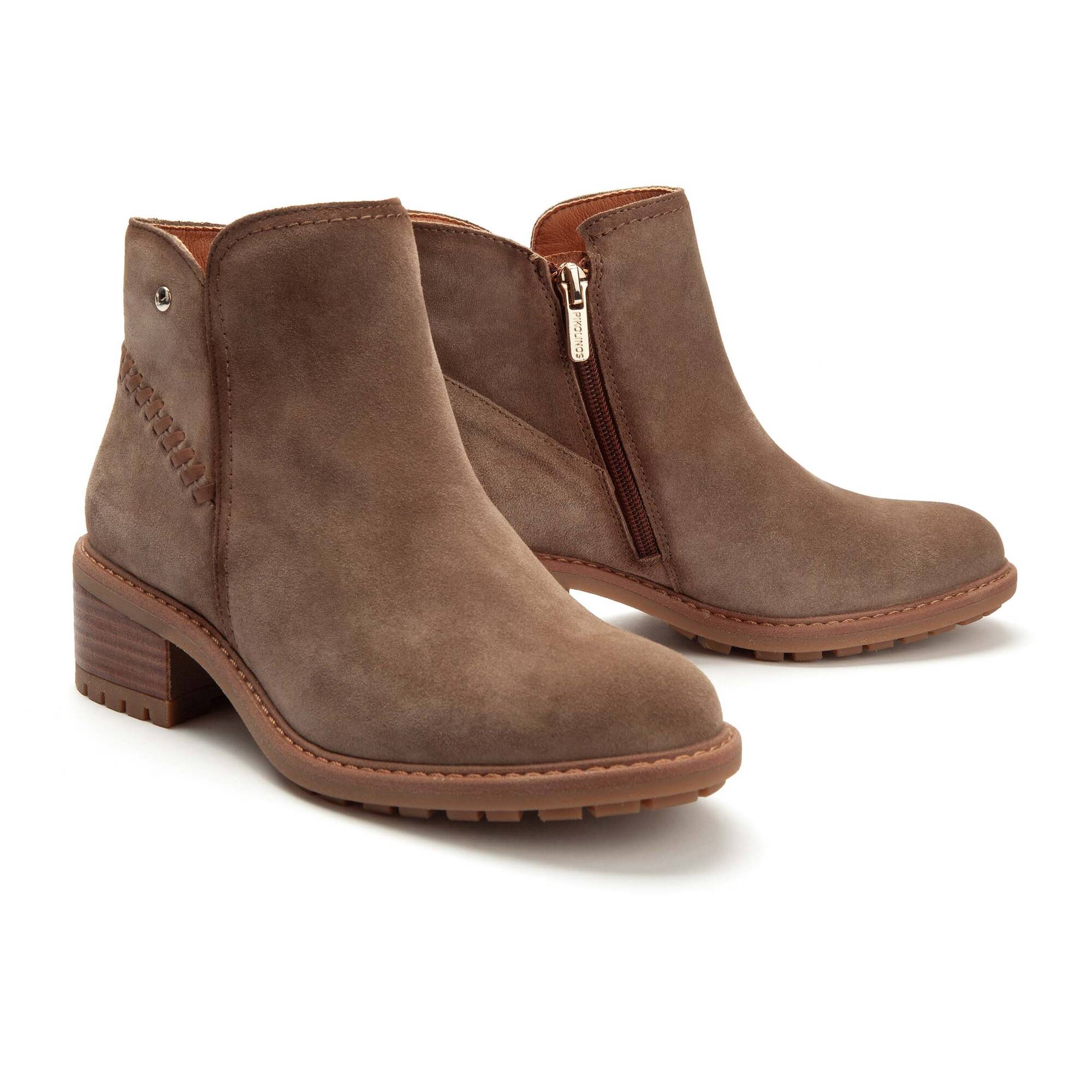 Heeled ankle boots | MEDINA W0D-8871SE, TAUPE, large image number 100-W0D-8871SE_817_Pikolinos_MEDINA_TAUPE_full.jpg | null