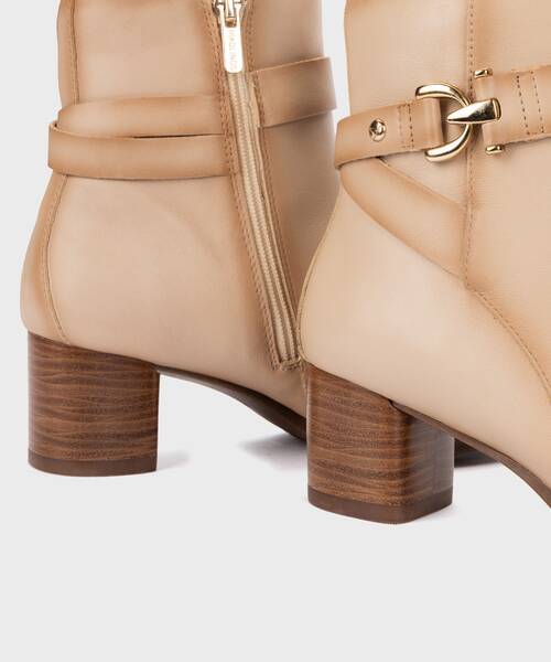 Heeled ankle boots | CALAFAT W1Z-8914 | STONE | Pikolinos