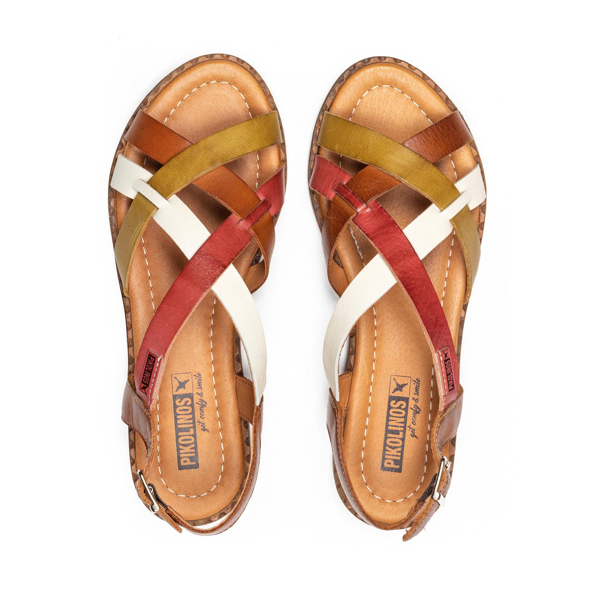 Flat sandals with heel strap ALGAR W0X-0556 Outlet PIKOLINOS